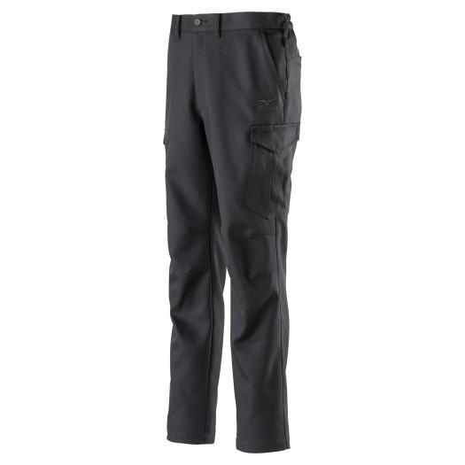 MIZUNO ミズノ公式 ワークパンツ 通年素材 メンズ ブラック : ミズノ