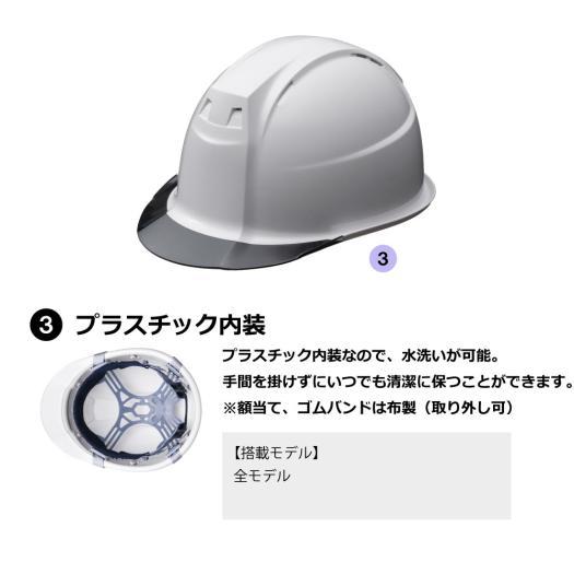 MIZUNO（ミズノ） ミズノ公式 産業用ヘルメット FT01 スモークバイザー