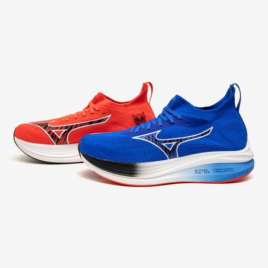 MIZUNO ミズノ公式 NEO ZEN ランニング アカオニ×アオオニ ユニ