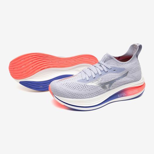 MIZUNO（ミズノ） ミズノ公式O NEO ZEN ランニング パープル×シルバー
