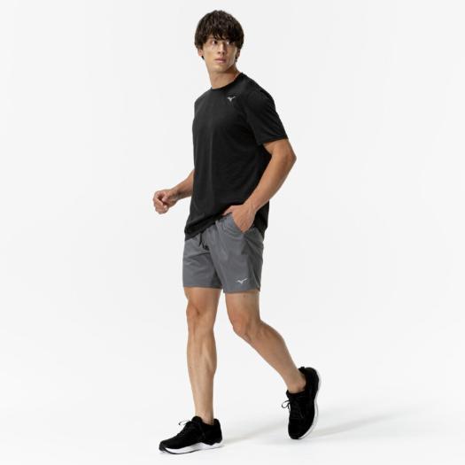 MIZUNO（ミズノ） ミズノ公式 ランニングクイックドライパンツ グレー