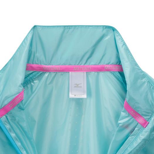 [ミズノ] ランニングプレミアムジャケット レディースS プレミアムパッカブルジャケット(オーロラ)|J2MEB200|ウエア