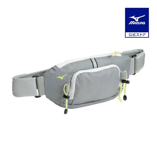 MIZUNO（ミズノ） ミズノ公式 2WAYウエストポーチ グレーxライム ユニ