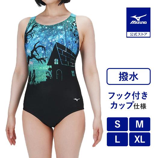 く*け様 新品★ スピード 競泳用水着 M ミズノ アクアブレード ブラックシル MIZUNO（ミズノ） ミズノ公式 アクアフィットネス用ワンピース