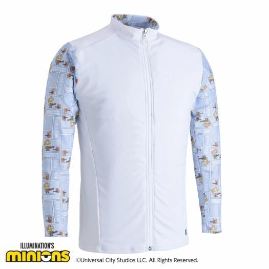 【30%OFF】MIZUNOミニオン ラッシュガード L 水着 ホワイト 白 MIZUNO（ミズノ） ミズノ公式 ミニオン ラッシュガード ホワイト ユニ