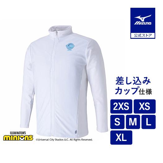 【30%OFF】MIZUNOミニオン ラッシュガード L 水着 ホワイト 白 MIZUNO（ミズノ） ミズノ公式 ミニオン ラッシュガード ホワイト ユニ