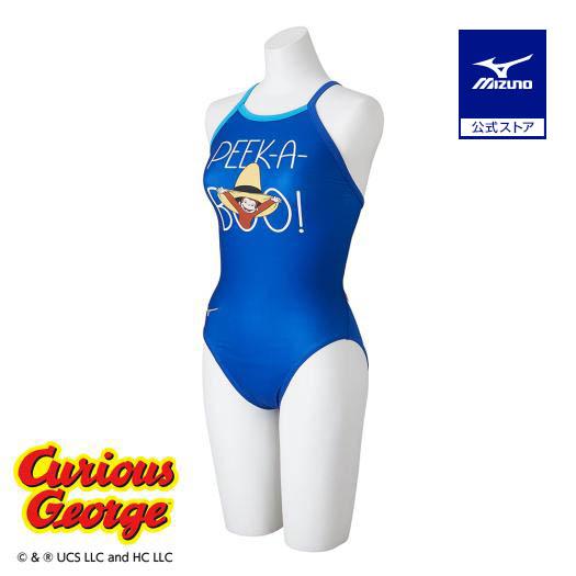 MIZUNO（ミズノ） ミズノ公式 競泳練習用 おさるのジョージ ミディアム
