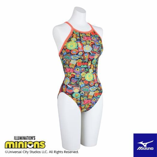 競泳練習用【ミニオン】ミディアムカット[ウィメンズ]　XLサイズ　【新品未使用】 MIZUNO ミズノ公式 競泳練習用 ミニオン ミディアムカット