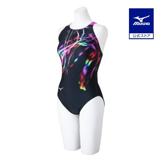 Speedo 競泳用水着 ブラック/ピンク　ミズノ MIZUNO（ミズノ） ミズノ公式 競泳用ローカット マスターズバック