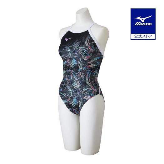 MIZUNO（ミズノ） ミズノ公式 競泳練習用ミディアムカット ブラック