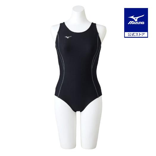 ミズノ　ワンピース　160サイズ MIZUNO（ミズノ） ミズノ公式 ベーシックワンピース ブラック×グレー