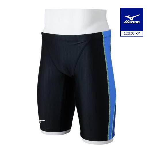 MIZUNO（ミズノ） ミズノ公式 競泳用ハーフスパッツ ジュニア ブラック