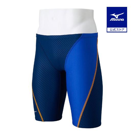 MIZUNO（ミズノ） ミズノ公式 競泳練習用ハーフスパッツ ネイビー