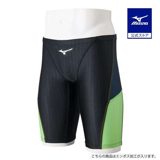 MIZUNO（ミズノ） ミズノ公式 競泳用ハーフスパッツ メンズ ブラック