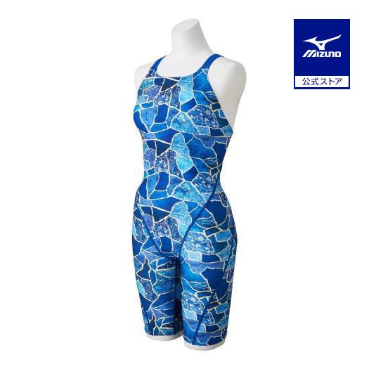 MIZUNO（ミズノ） ミズノ公式 競泳練習用ハーフスーツ ブルー