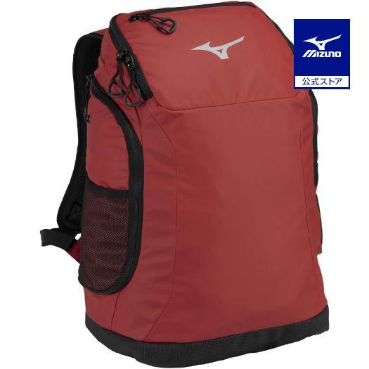 MIZUNO（ミズノ） ミズノ公式 バックパック 35L スイム レッド