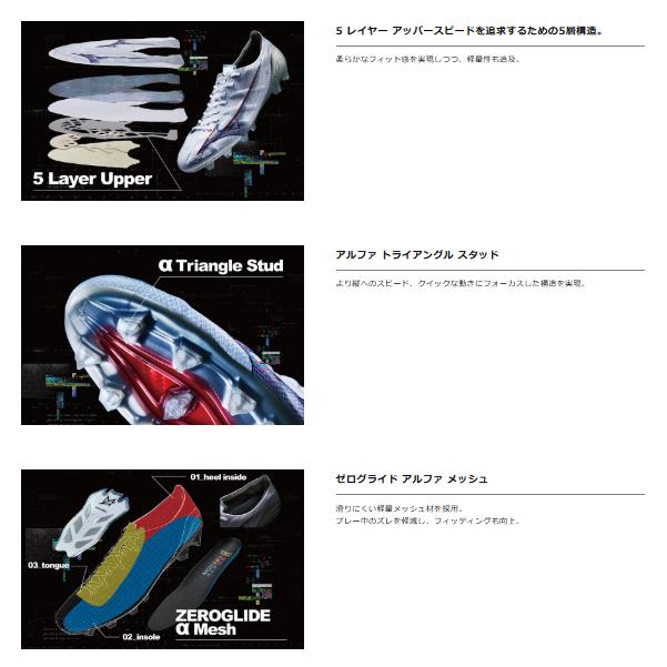 MIZUNO ミズノ公式 ミズノアルファ ELITE サッカー フットボール MIZUNO ミズノ公式 ミズノアルファ ELITE サッカー フットボール