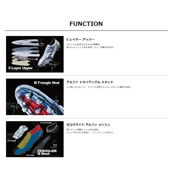 ミズノ モレリア 限定モデル 白×フェアリーコーラル Kemari87 KISHISPO / ミズノアルファ ELITE p1ga236264