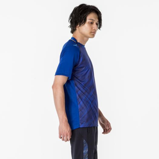 ミズノ公式 クイックドライフィールドシャツ ユニセックス サーフブルー｜mizuno-shop｜03