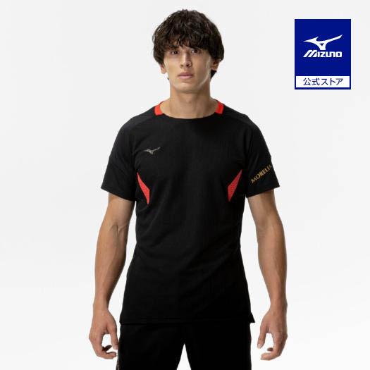 新品未使用　ミズノ　モレリア　ミドラーシャツ　 ドライエアロフロー　黒　XL MIZUNO ミズノ公式 汗処理/通気 モレリア ドライエアロフロー