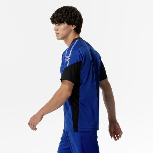 MIZUNO ミズノ公式 フィールドシャツ サーフブルー×ブラック