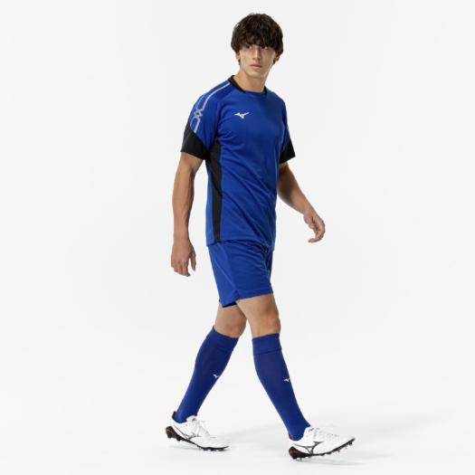 MIZUNO（ミズノ） ミズノ公式 フィールドシャツ サーフブルー×ブラック