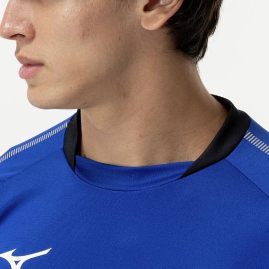 MIZUNO（ミズノ） ミズノ公式 フィールドシャツ サーフブルー×ブラック