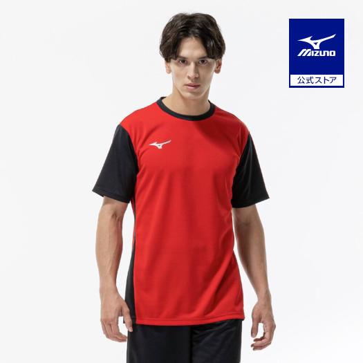 2025 プラクティスシャツ 赤　ＸＬ MIZUNO（ミズノ） ミズノ公式 プラクティスシャツ チャイニーズレッドx
