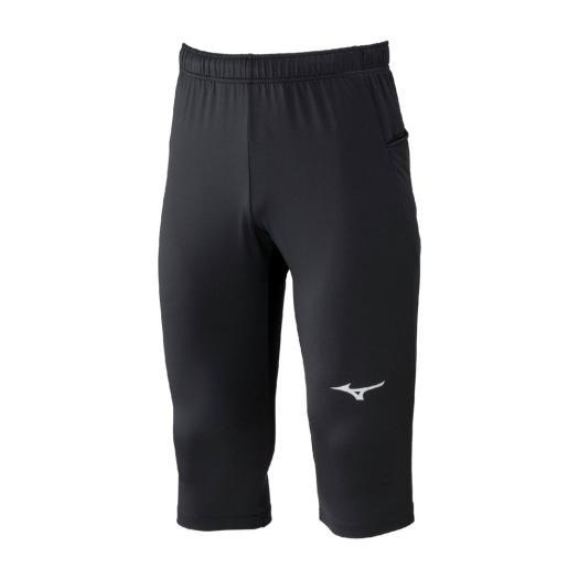 MIZUNO（ミズノ） ミズノ公式 ソリッドニットパンツ 3/4 ブラック ユニ