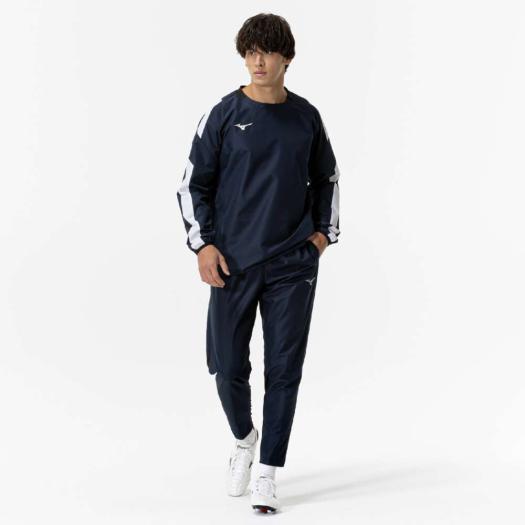ち*ぼ様 新品【Mizuno】撥水ピステ上下セット L ネイビー MIZUNO（ミズノ） ミズノ公式 ピステパンツ ドレスネイビー ユニ
