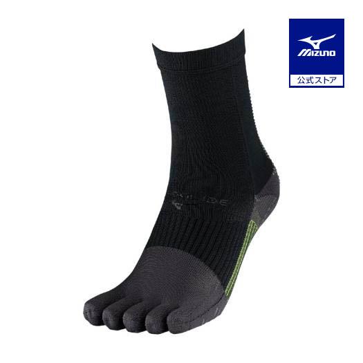 【新品未使用】ゼログライドネオショートソックス(5本指）　5足セット MIZUNO（ミズノ） ミズノ公式 ゼログライドネオショートソックス 5本指