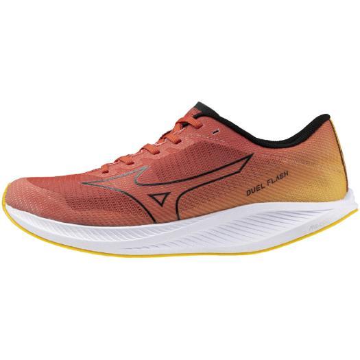 ミズノ公式 デュエルフラッシュ 陸上競技 メンズ レッド×ブラック×オレンジ｜mizuno-shop｜03