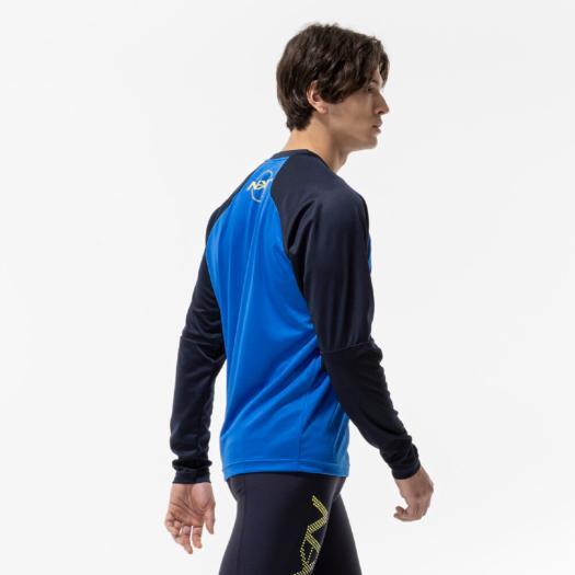 MIZUNO（ミズノ） ミズノ公式 N-XTロングTシャツ 長袖/陸上競技 ブルー