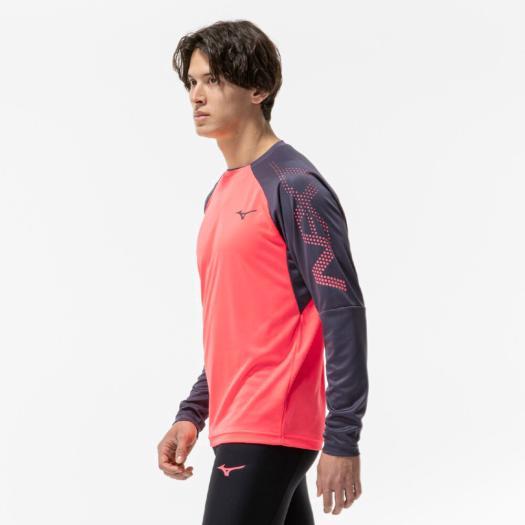 MIZUNO ミズノ公式 N-XTロングTシャツ 長袖/陸上競技 スターキング