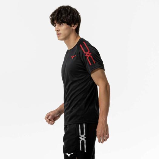 MIZUNO（ミズノ） ミズノ公式 MCライン Tシャツ 陸上競技 ブラック