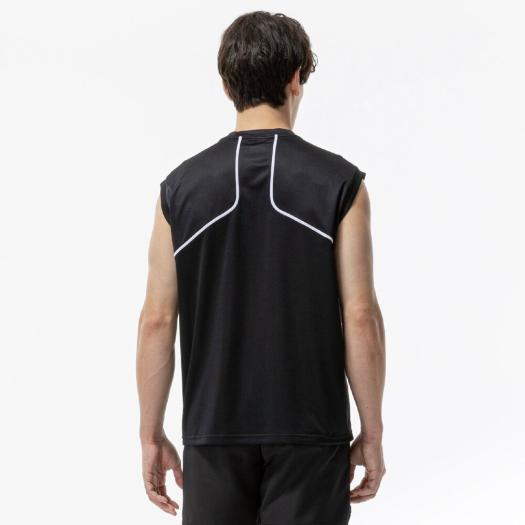 3itsuka 陸上用シャツ ノースリーブ ブラック ホワイト MIZUNO（ミズノ） ミズノ公式 プラクティスシャツ ノースリーブ/陸上