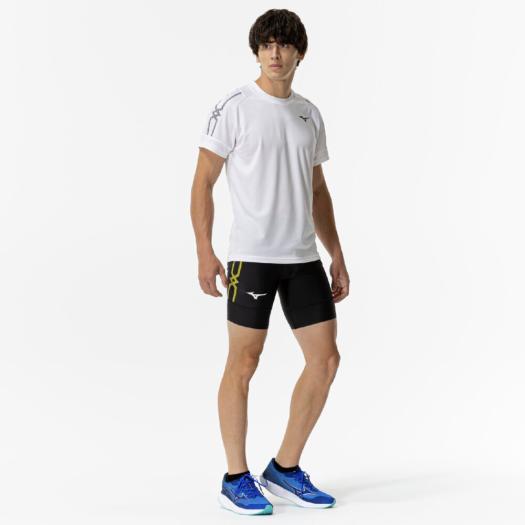 MIZUNO（ミズノ） ミズノ公式 MCライン タイツ ハーフ/陸上競技 メンズ