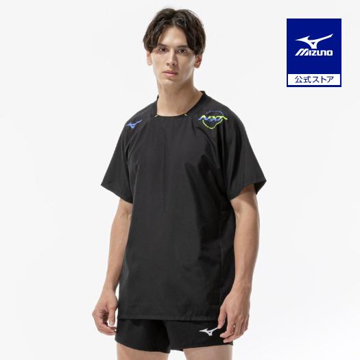 MIZUNO（ミズノ） ミズノ公式 N-XTピステ 半袖 バレーボール ブラックx