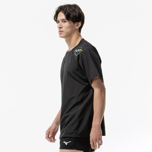 MIZUNO（ミズノ） ミズノ公式 N-XTピステ 半袖 バレーボール ブラックx