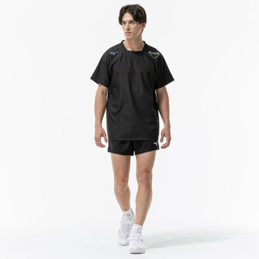 MIZUNO（ミズノ） ミズノ公式 N-XTピステ 半袖 バレーボール ブラックx