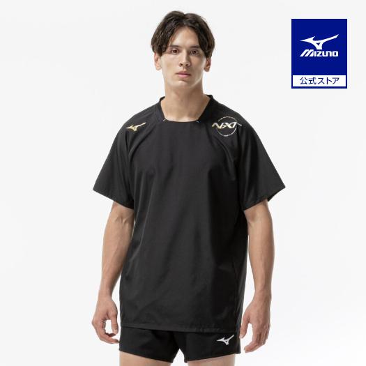 MIZUNO（ミズノ） ミズノ公式 N-XTピステ 半袖 バレーボール ブラックx