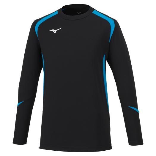 Mizuno バレーボールシャツ XL ブラック MIZUNO（ミズノ） ミズノ公式 ゲームシャツ 長袖 バレーボール ユニ