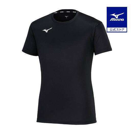 Mizuno バレーボールシャツ XL ブラック MIZUNO（ミズノ） ミズノ公式 Basicプラシャツ 半袖 バレーボール