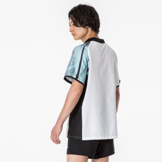 ミズノ公式 N-XTウインドブレーカージャケット 半袖 バレーボール ユニセックス ホワイト｜mizuno-shop｜04
