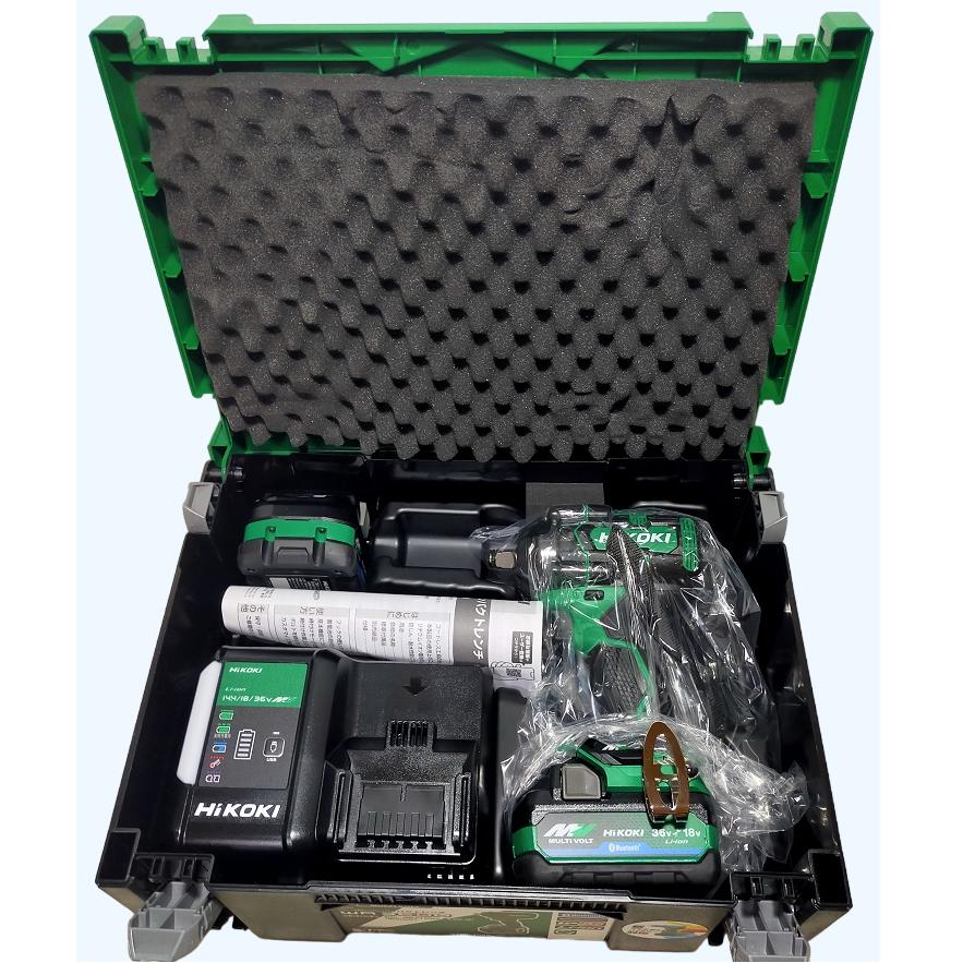 未使用 フルセット HiKOKI 36Vインパクトレンチ WR36DH(2XPSZ) : 水野