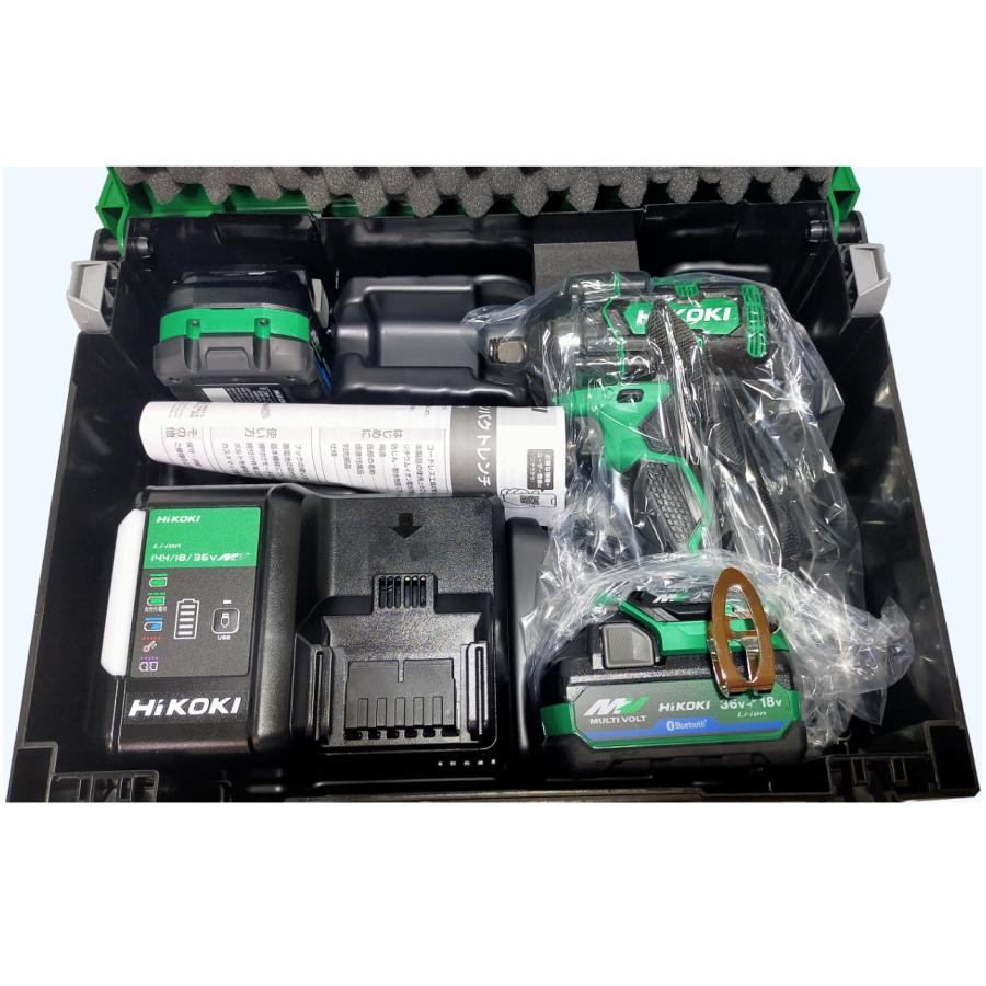未使用 フルセット HiKOKI 36Vインパクトレンチ WR36DH(2XPSZ) : 水野