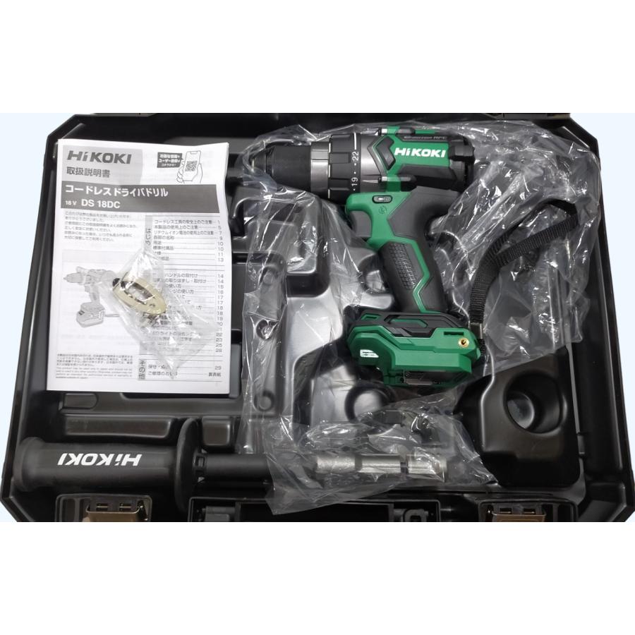 未使用 本体+ケース HiKOKI 18V コードレスドライバドリル 未使用 本体+ケース HiKOKI 18V コードレスドライバドリル