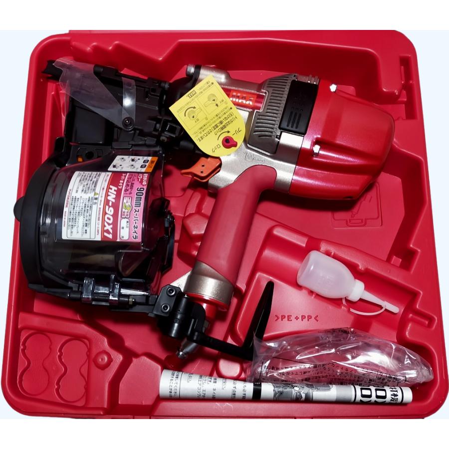 未使用 MAX 高圧釘打機 HN-90X1 : 095 : 水野サイディング - 通販  