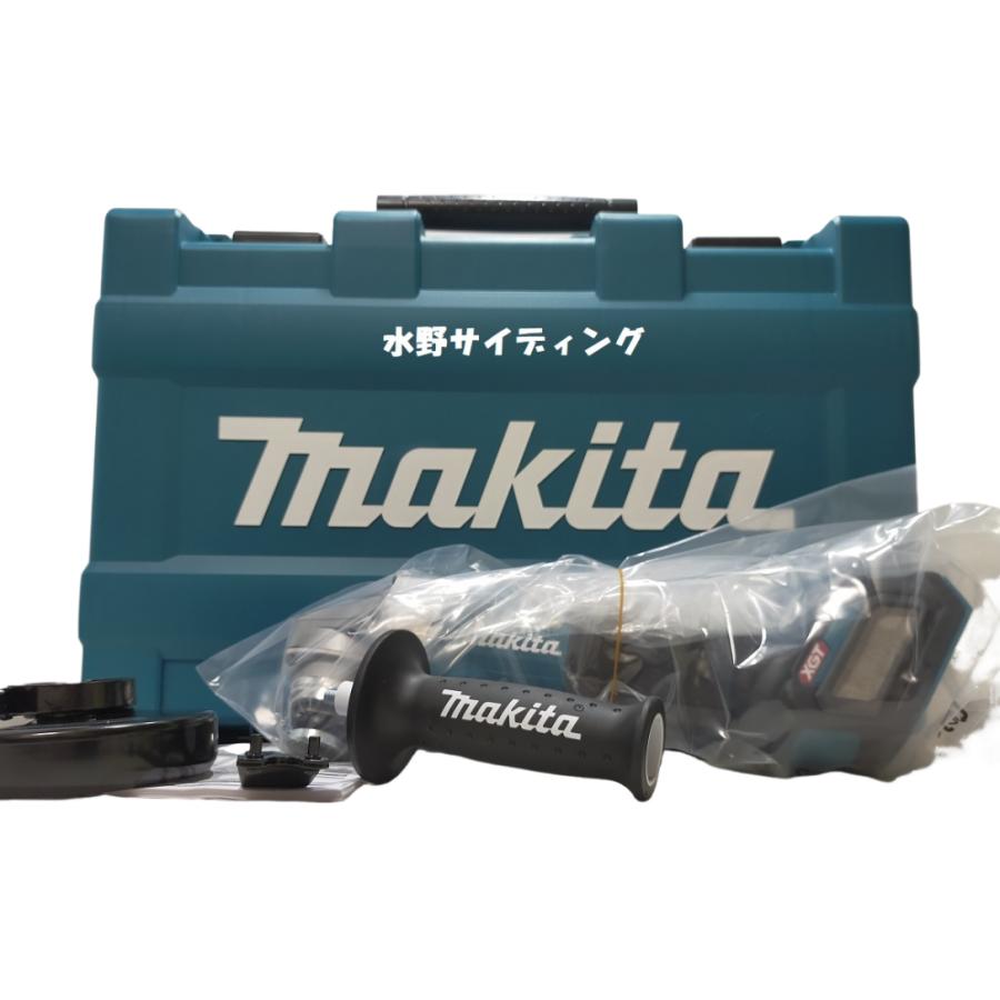 未使用 本体のみ マキタ 40V 100mm ディスクグラインダ GA017GZ : 1011 