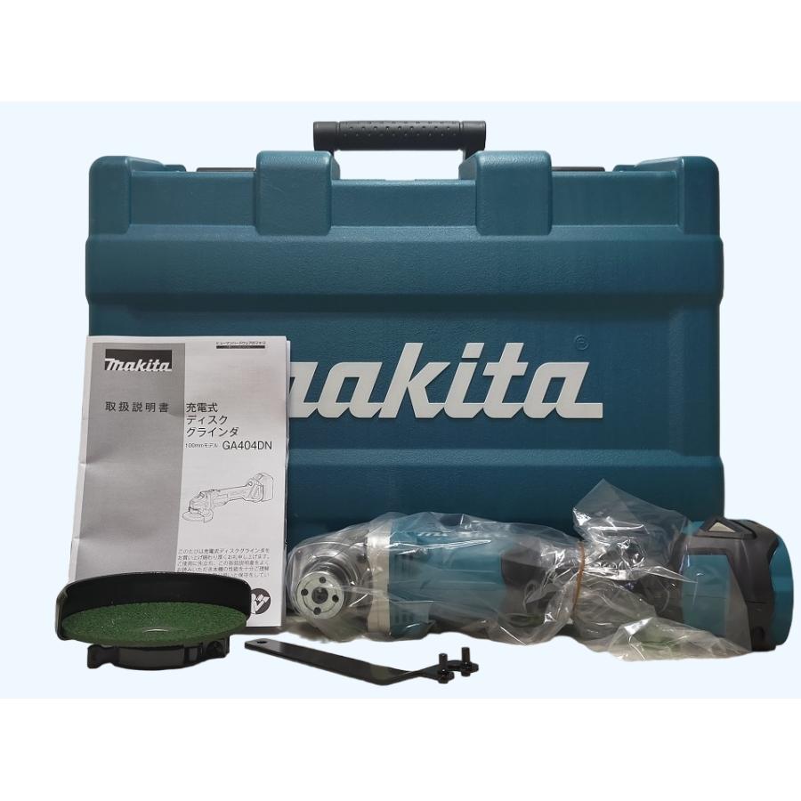 未使用 本体+ケース マキタ 18V 100mm 充電式ディスクグラインダ  